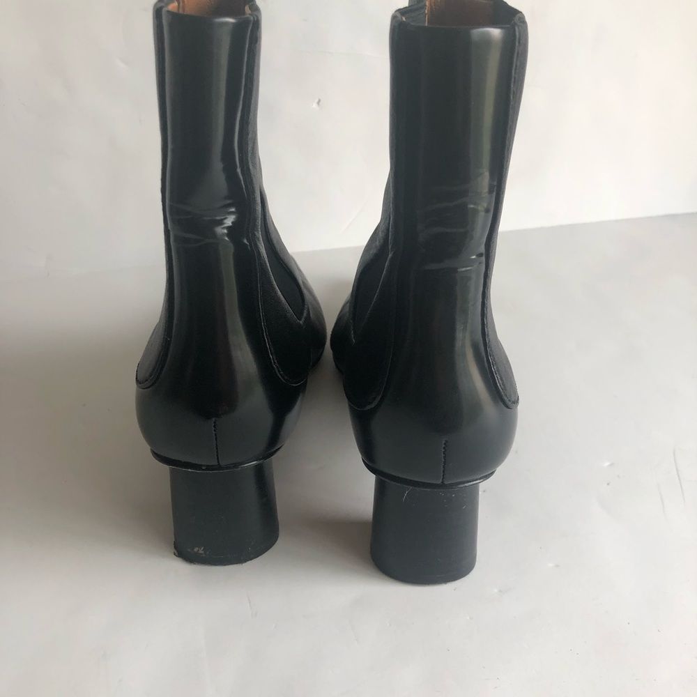 RAG & BONE High Black Patent Leather Boots Size 38.5 - Picture 14 of 15